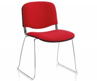 "Iso" Upholstered Sled Chair