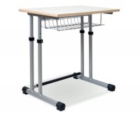 CC1107  Single-seater School Desk - Adjustable Top and  Two-pillar