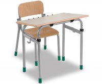 CC1650  Single-seater school desk - Inclinable floor